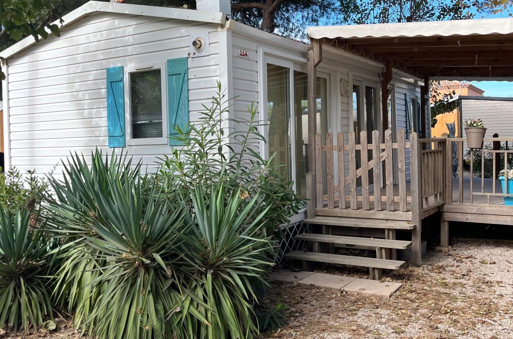 RG 114 Luxe mobilhome vlakbij het heerlijk breed zandstrand voor op en top genieten van de Franse zon! — foto 1